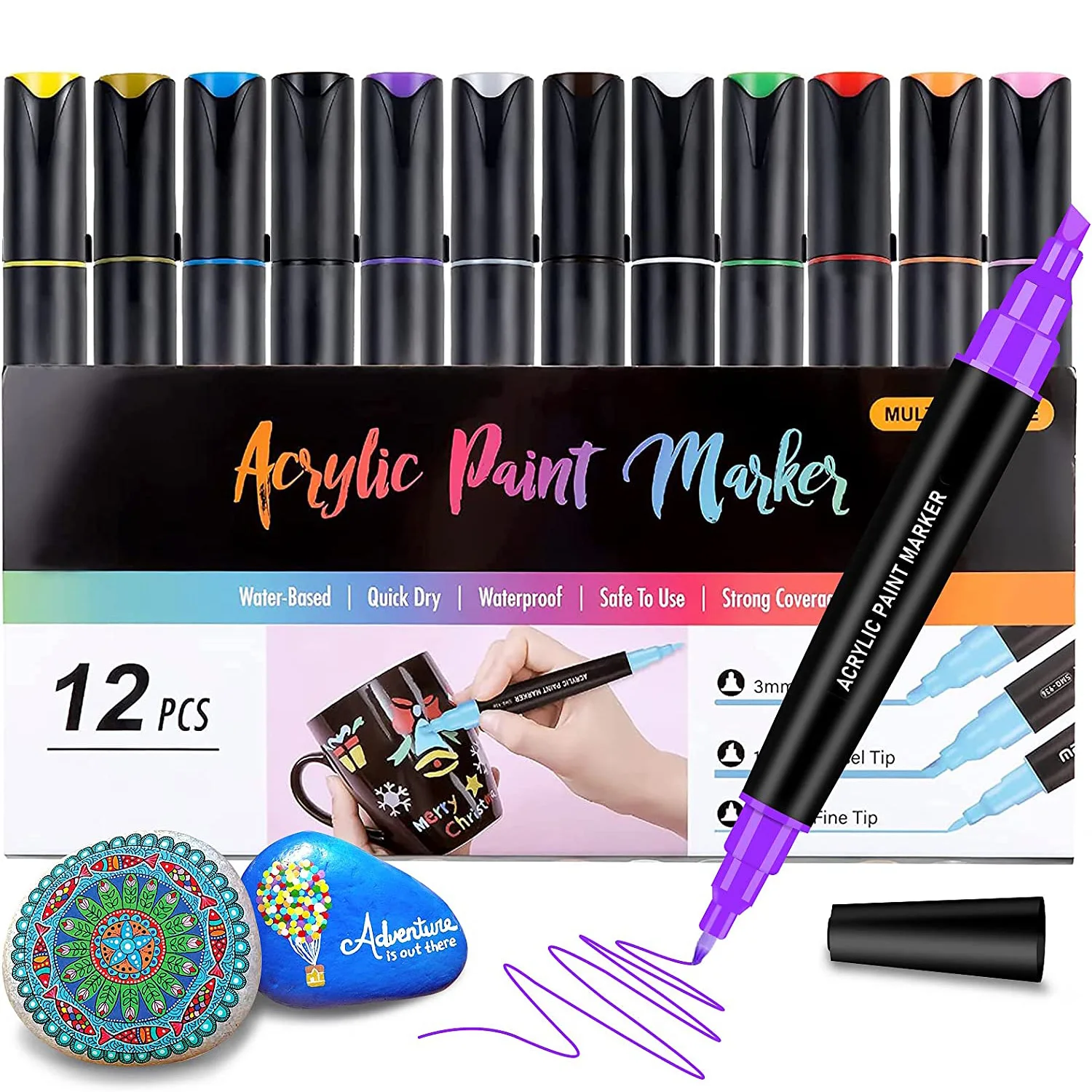 Acrylic Paint Markers Fine Tip  Acrylic Paint Pens Fine Tip - Paint Pen  Acrylic - Aliexpress