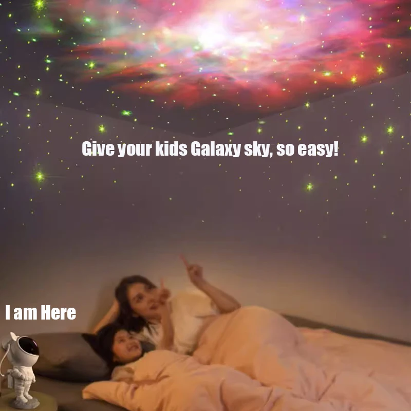 Smartldea Astronaut Starry Sky Projector light kids gift remote control 360adjustable design Nebula Galaxy Projector Lights