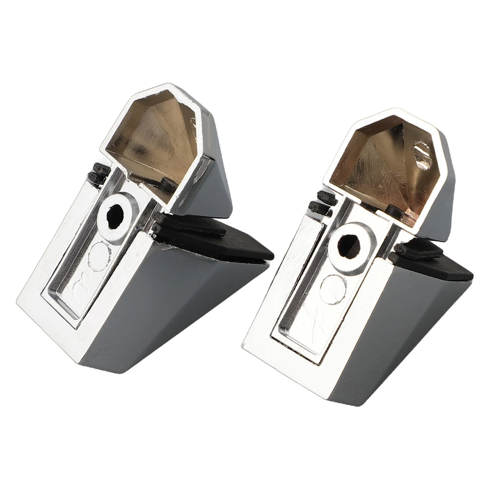 

2pcs Glass Clamp Zinc Alloy Adjustable Shelf Clamps Glass Shelf Support Plate Holder Bracket For Secure Bathroom Shelves Display