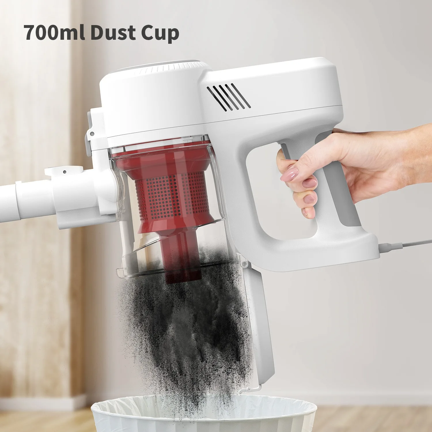 Powerful Corded Handheld Vacuum Cleaner - For Bedrooms, Living Rooms, Floors & Carpets Home Pet Hair Hardwood Floor