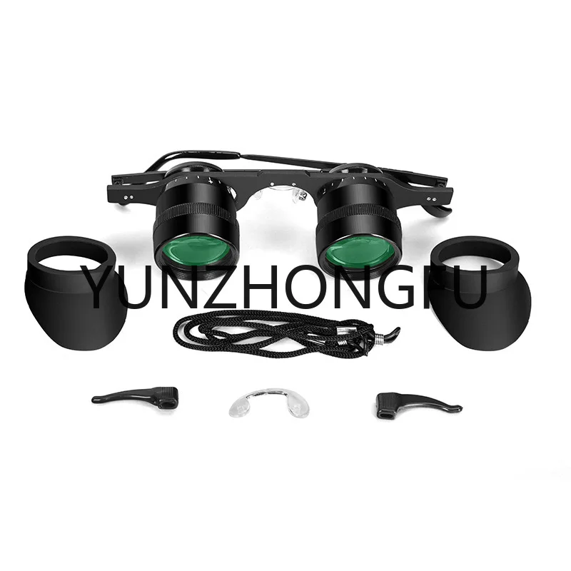 

BIJIA10x34 Eyeglass Telescope Ultra Light Green Film/Low Light Night Vision Fishing Glasses