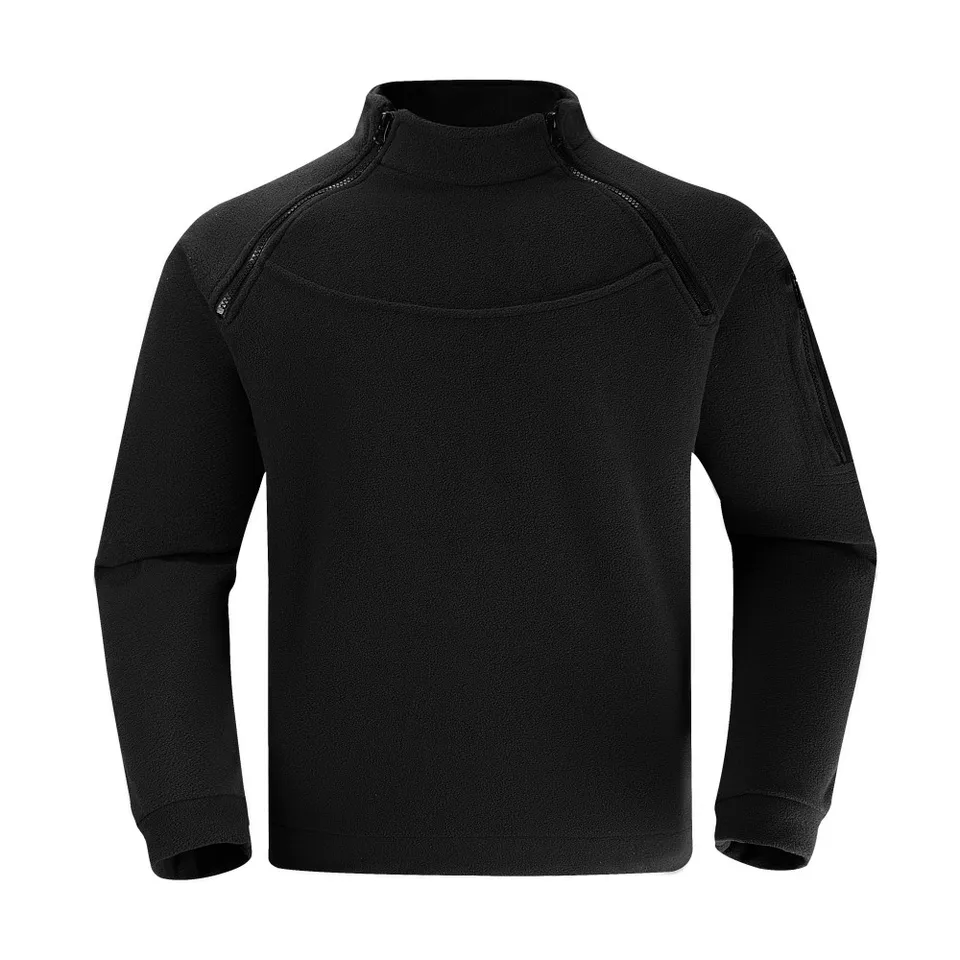 Men's Thickened Military Zipper Hoodie Sweater