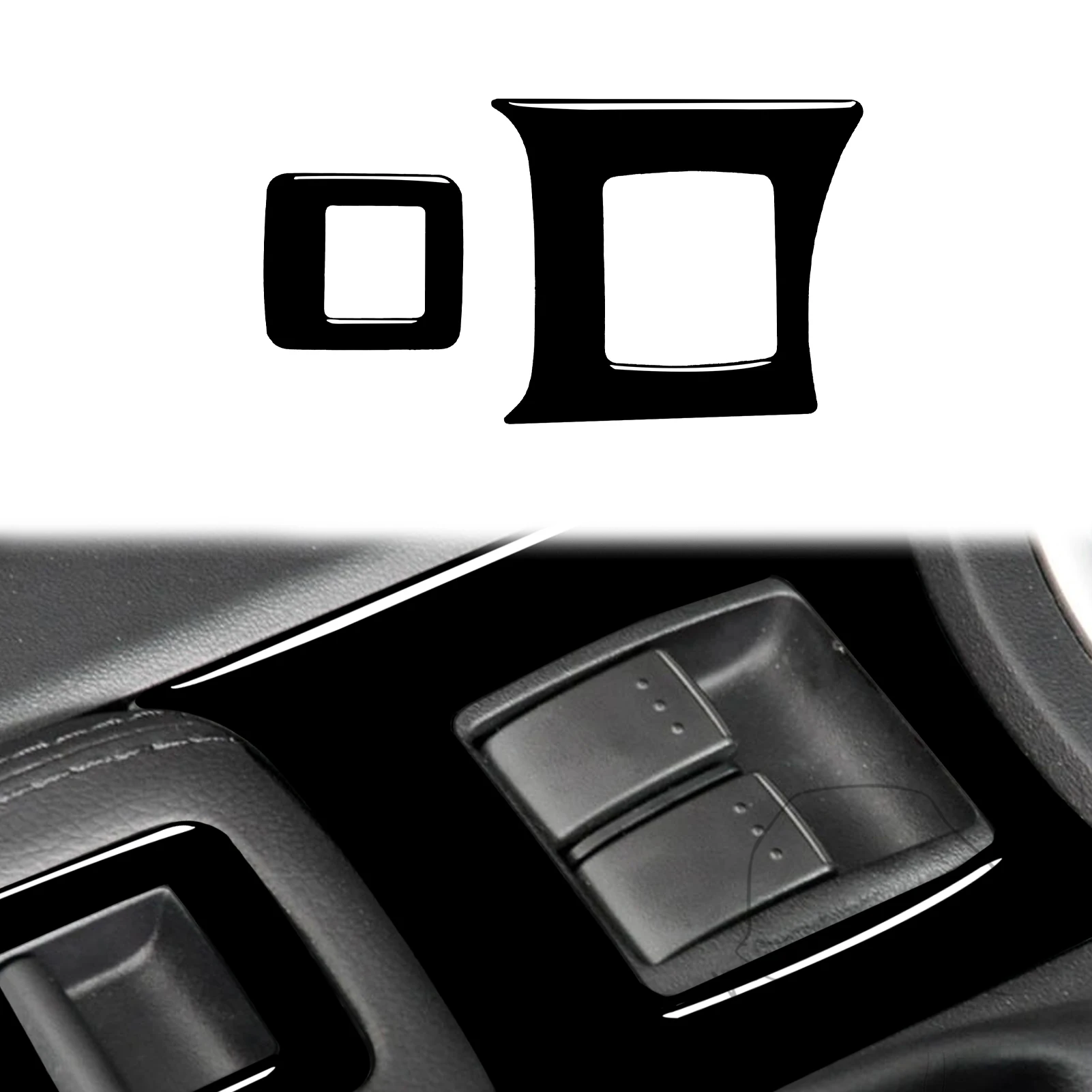 Central Power Window Control Switch Frame Cover Trim Per Mazda Mx5 Miata 2009 2010 2011 2012 2013 2014 2015 Accessori Auto Abs