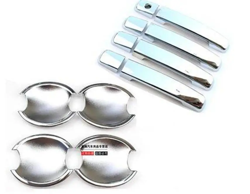 

Car Styling For Nissan Qashqai J10 2008-2015 ABS Chrome Door Handle Bowl Door handle Protective covering Cover Trim F