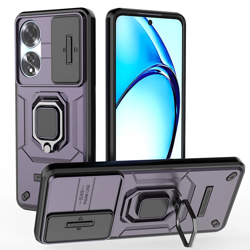 Armor Shockproof Case with Ring Magnetic Holder - Protective Cover Coque s Capa