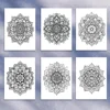 1pc, Mandala Coloring Book, Teenagers Coloring Book, 30 Different Patterns, 100gsm Thick Paper, Stress Relief, Birthday Gift 6