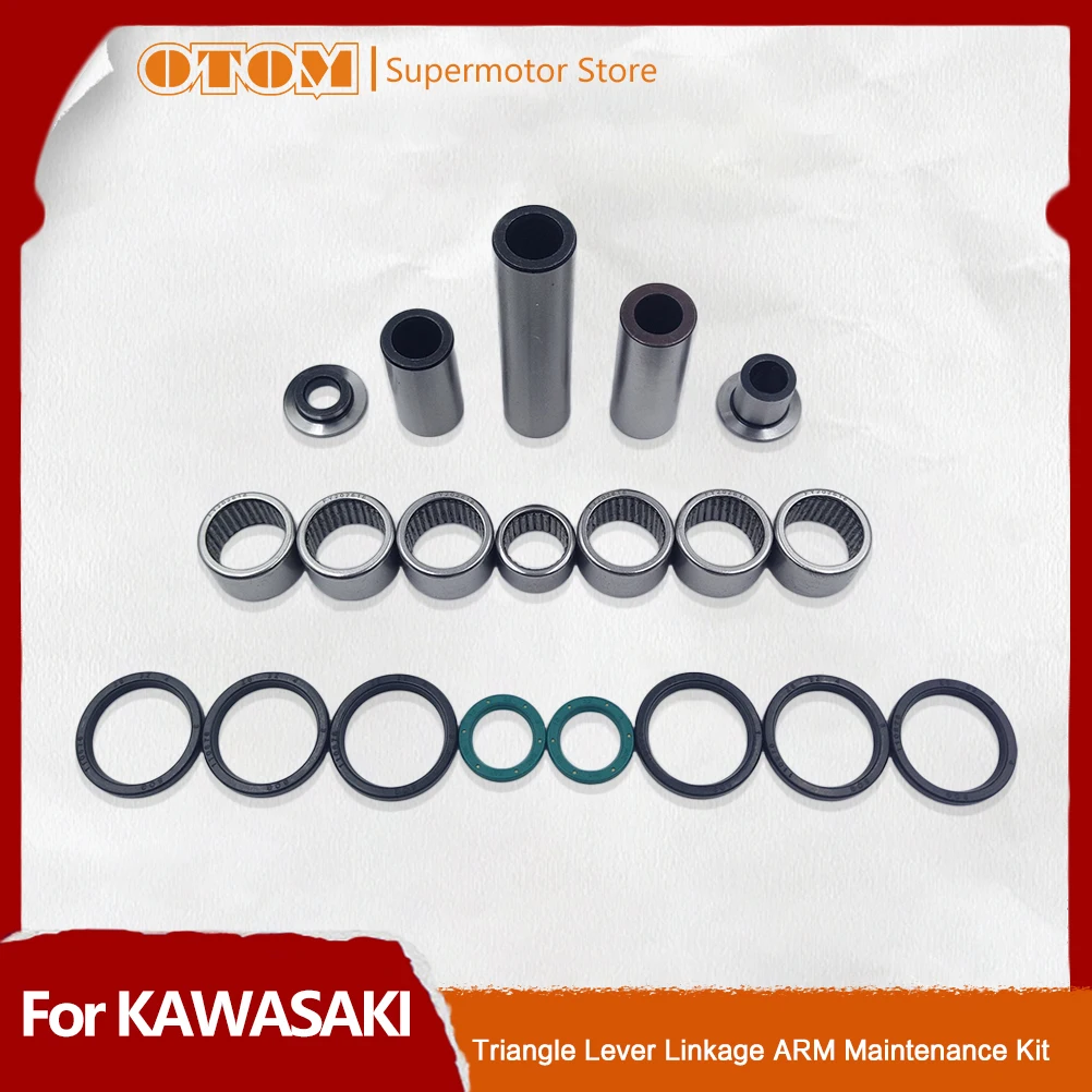 OTOM Motorcycle Triangle Lever Linkage ARM Bearing Kit Bearings Oil