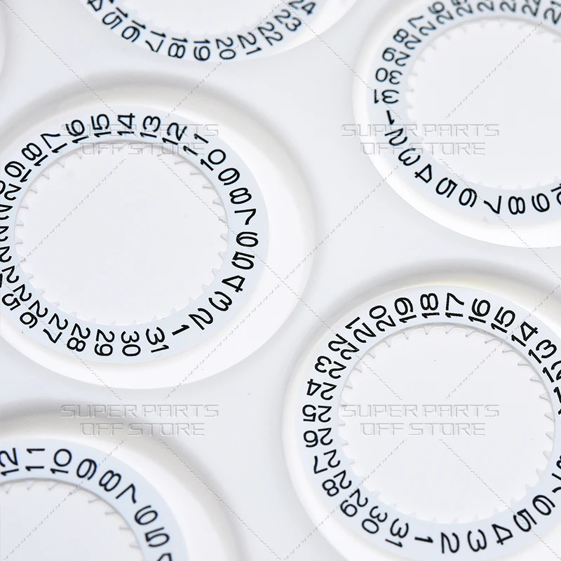 Date Wheel for 3/6 O'clock Watch Modifications - Calendar Day Disk for Automatic Watches