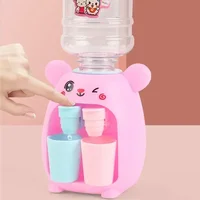 Mini Kitchen Toys Water Dispenser Toy with Cute Juice Milk Drinking Kitchen Simulation Kitchen Toys for Children Girl Boy Gifts 1