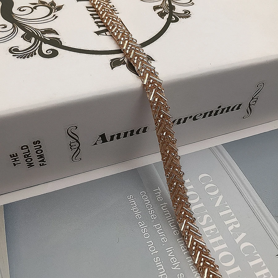 Netting Bead Single-Line Lace Trim Handicraft Accessories For Wedding Dress Clothing Decoration Diy Accessories For Sewing