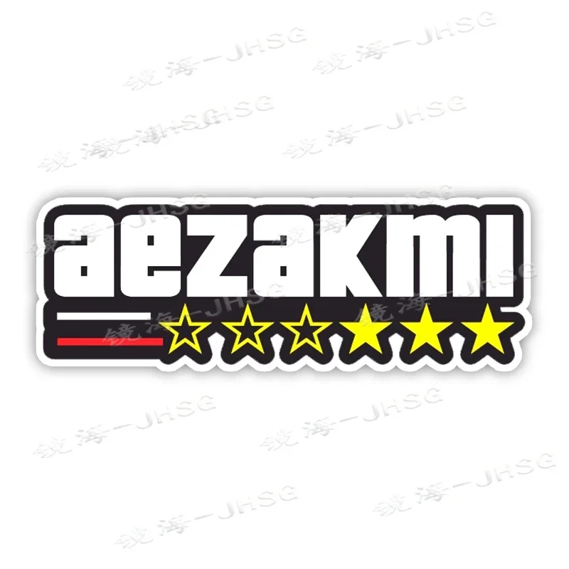 

Автомобильная наклейка AEZAKMI-Персонализированная виниловая наклейка-мотоциклетная Водонепроницаемая Автомобильная наклейка для ноутбука из ПВХ