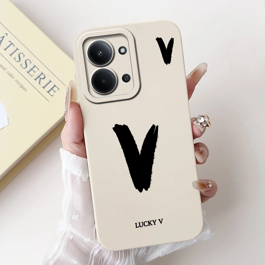Cute Lucky Letters Shockproof Phone Case, Soft s Cover
