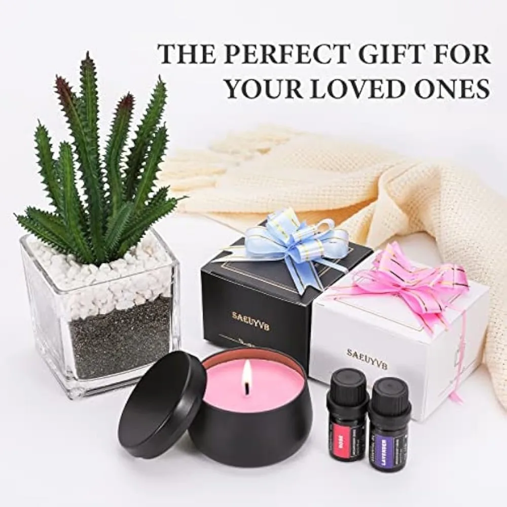 SAEUYVB Candle Making Kit Adults Hot Plate DIY Starter Soy Candle Making Supplies Home Decorations