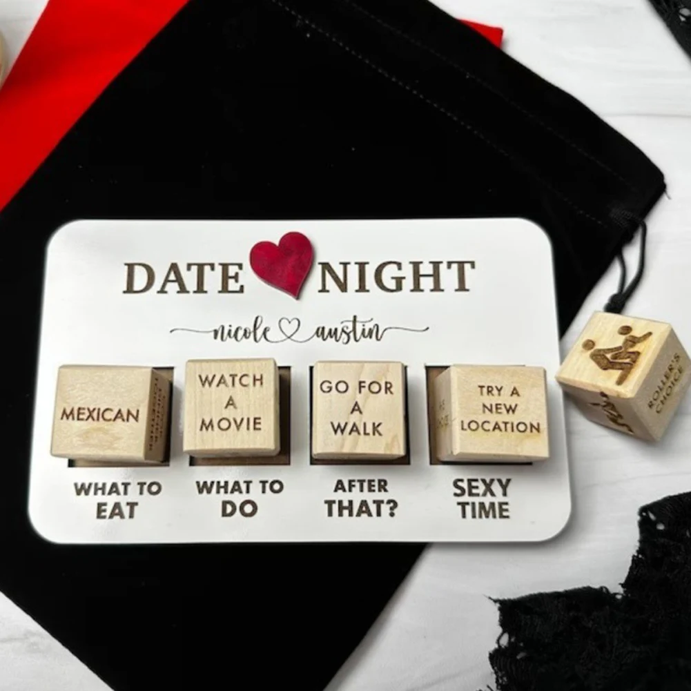 Game Dice Dice Set Enhance Intimacy Funny Date Night Dice Multi Styles Couple Dice Event Decision Add Romance Creative Gift Valentine Day