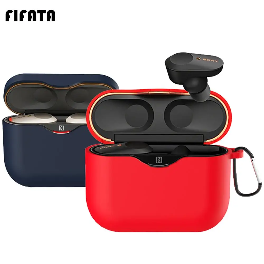 Fifata Colorato Sottile Del Silicone Del Trasduttore Auricolare Per Il Caso Di Sony Wf-1000Xm3 Bluetooth Del Trasduttore Auricolare Anti-Polvere Coper