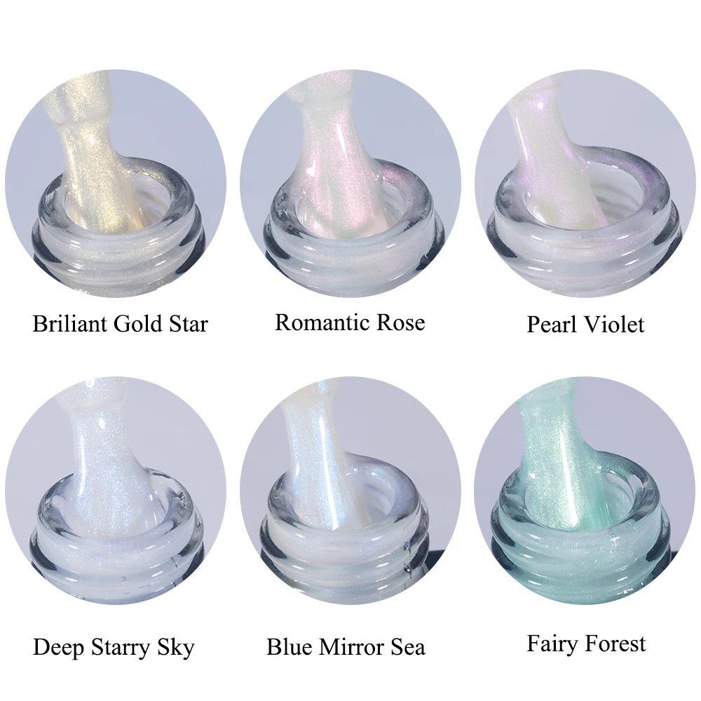KODIES GEL Aurora Pearl Top Coat UV Gel Nail Polish 15ML Chrome Shine Gel Varnish Finish Sealer All for Manicure Gelcolor Top 2