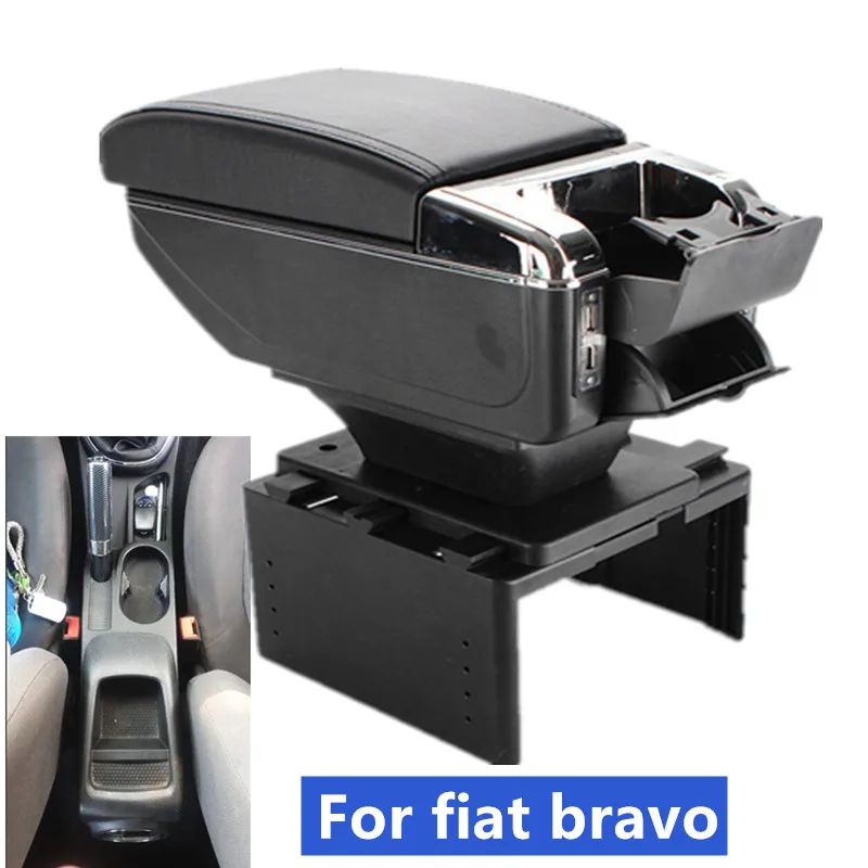 para fiat bravo, caja de almacenamiento para reequipamiento Interior USB, accesorios para coche _ - AliExpress Mobile