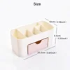 Desktop Double Layer Makeup Organizers Storage Box Cosmetic Drawers Jewelry Display Box Case Container Boxes Organizer New 2
