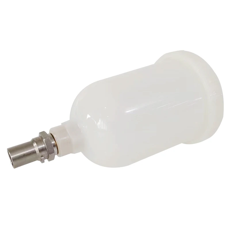 250ml Spray Gun Pot Suitable For German SATA Spray Gun 4400 Model Small Repair Pneumatic White Plastic Paint Pot