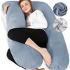 U Shape Pregnancy Pillows for Sleeping Large, Body Pillows for Adults, Valentine's Day Gifts 1