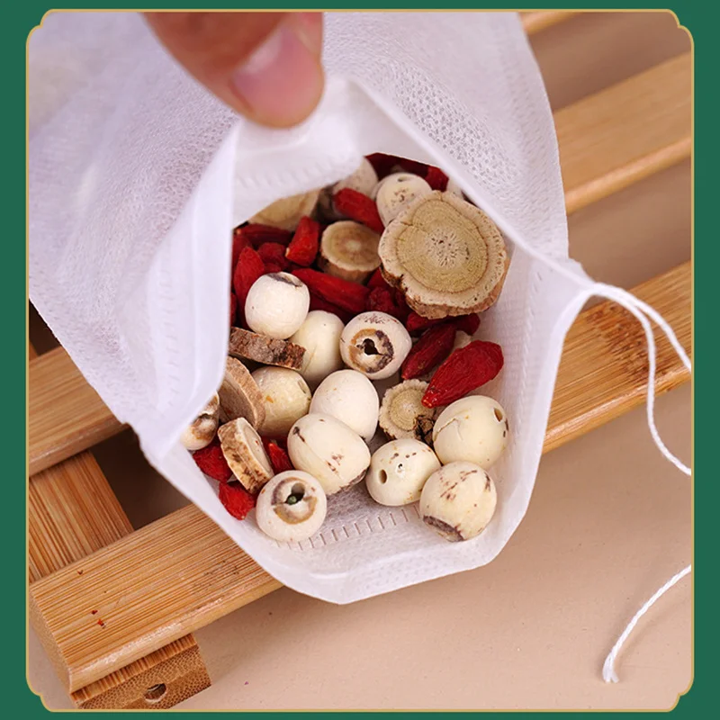 Tea bag disposable tea bag corn fiber traditional Chinese medicine non-woven fried medicine food grade filter, disposable tea filter bags, disposable tea bags