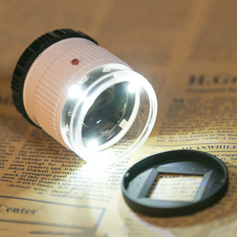 Loupe éclairage LED 30x Avec UV - Zalati, Focale Réglable Pour Bijoux, Textiles