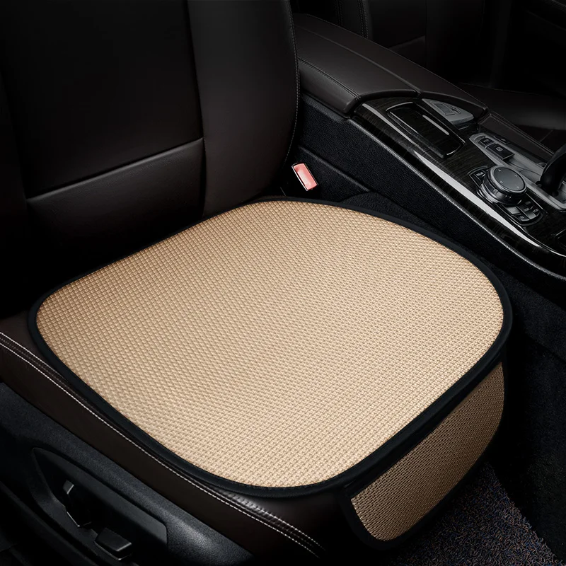thumbnail image 1 of Almohadilla antideslizante para asiento de automóvil para verano, fundas de asiento de automóvil de algodón antideslizantes, transpirables y refrescantes, fundas de asiento de automóvil con efecto ref, 1 of 5