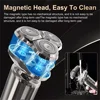 SEJOY Anti-Pinch Electric Shaver Beard Trimmer 3D Rotary Razor Electric Razor for Men Waterproof 5