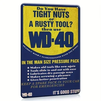 Funny Man Cave Metal Garage Sign 1