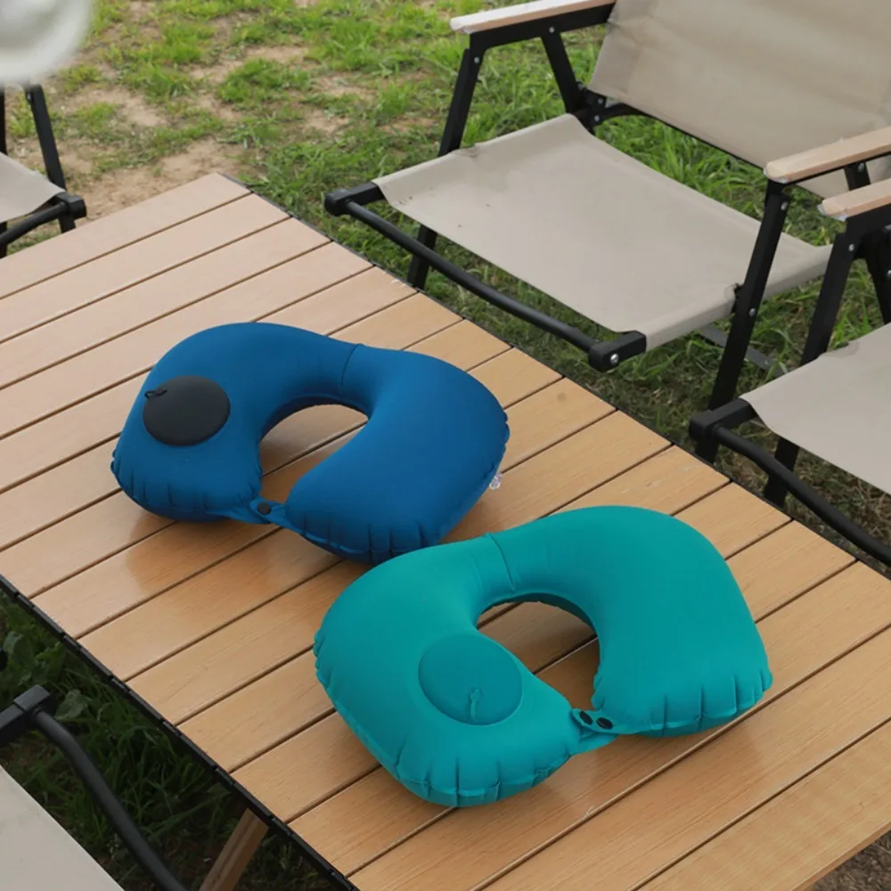 U-Shape Inflatable Neck Pillow Automatic Inflatable Super Light Cervical Pillow Head Rest Press to inflate Travel Pillows neck pillow car neck pillow travel pillow inflatable pillow