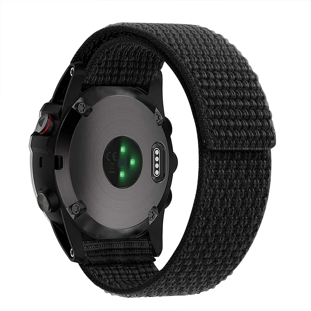 Premium Hook & Loop Nylon Strap for Smartwatch Bands - Available in 26mm & 22mm