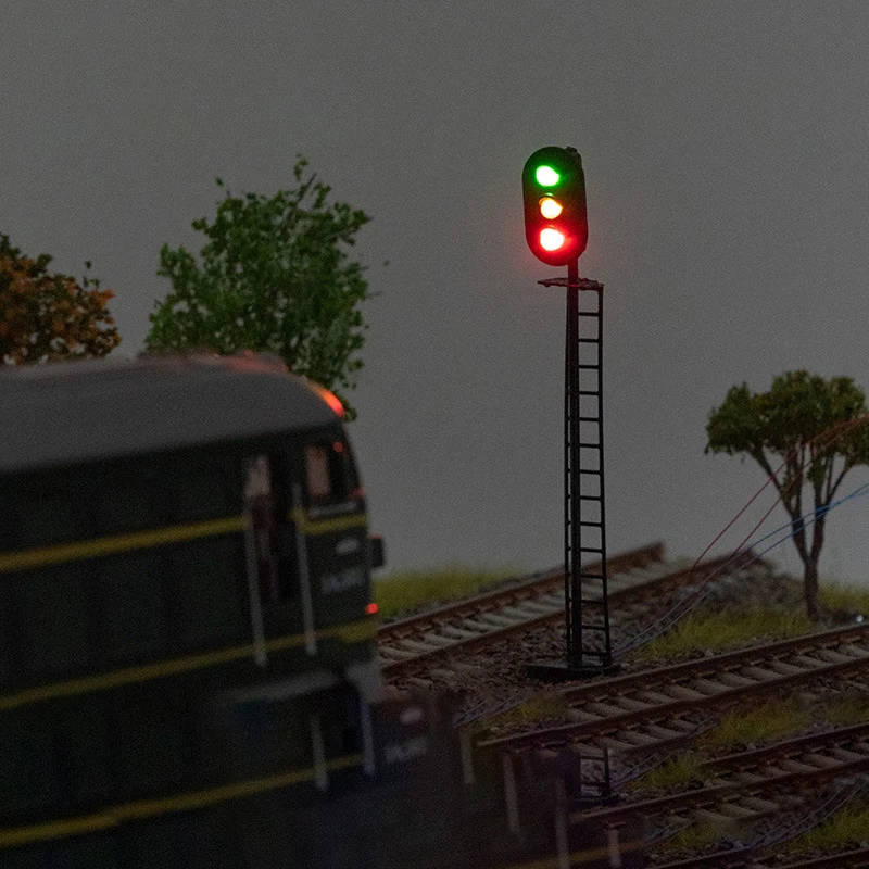 JTD08 Signal Heads With 3mm LEDs For Railway Signal HO Or OO Scale NEW