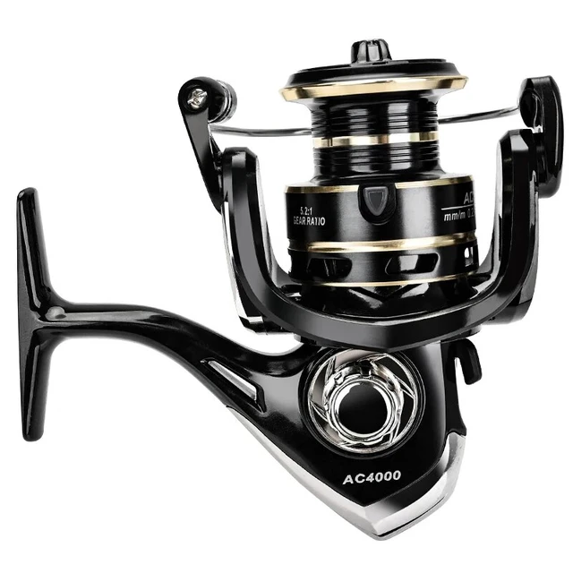 Spinning Reel Max Drag 8KG for Fishing AC3000 4000 5000 Reel Metal