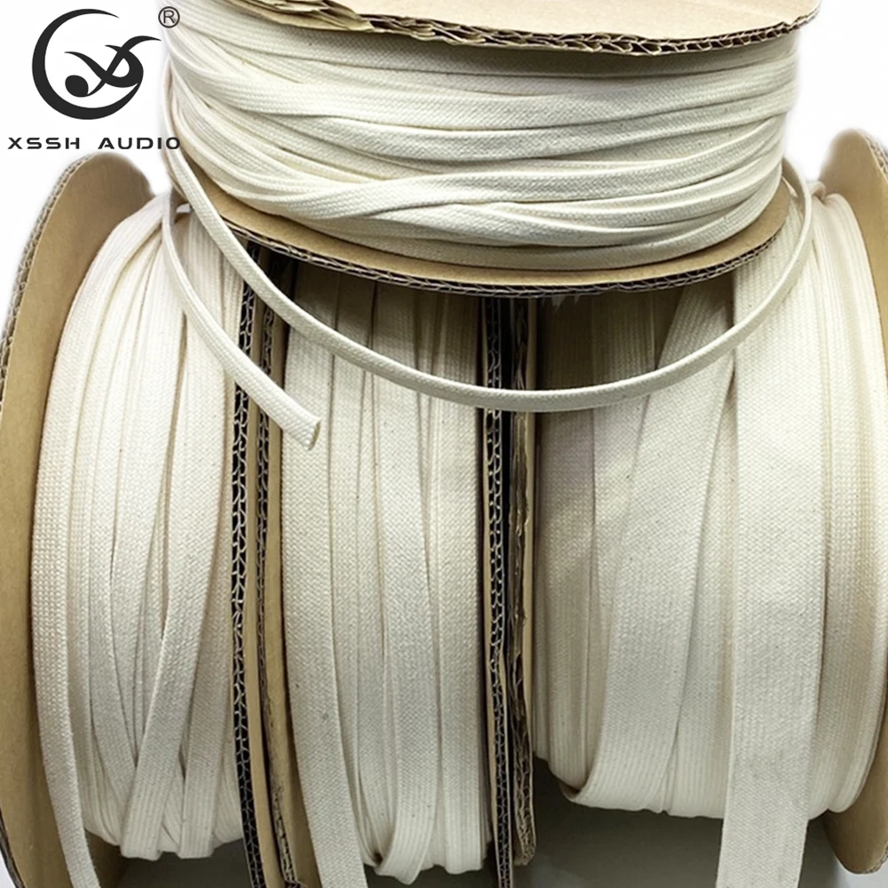 XSSHAudioOEMODMDIYCottonFabricHempMaterial10MM15MM20MM25MM30MMBraidedProtectionWireLineCableManagementSleeve-AliExpress44