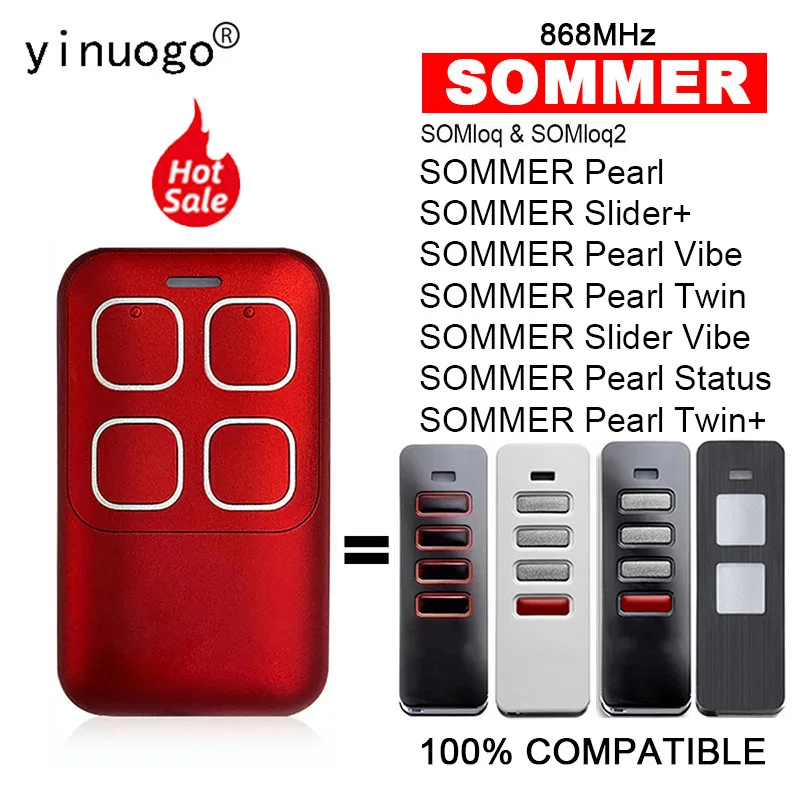 SOMMER TX55 868 4 telecomando per porta del Garage 868MHz SOMMER Pearl ...