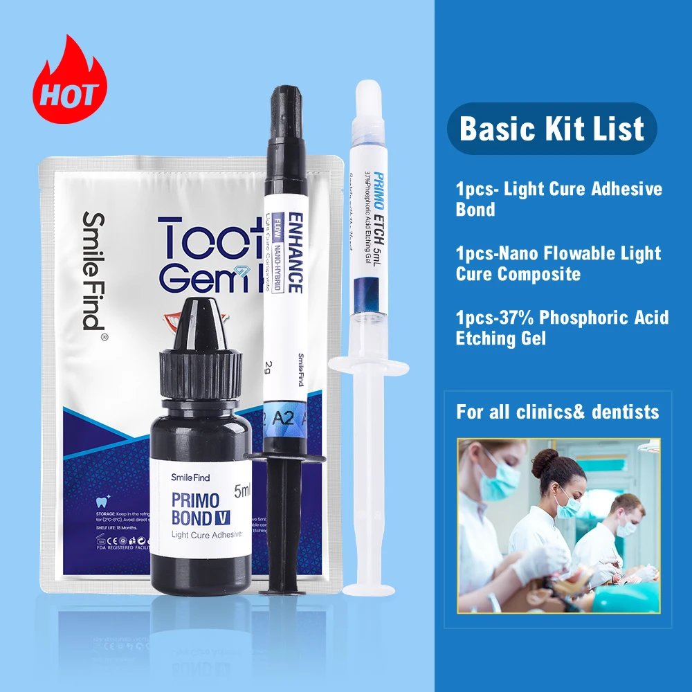 Professional DIY Tooth Gem Kit, Tooth Gem Starter Indonesia