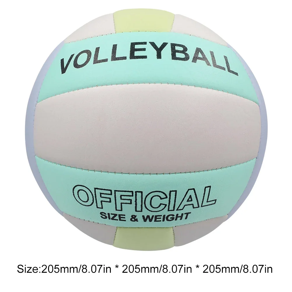 Training Game Volleyball Non-Slip Soft Beach Volleyball Professional Competition for Outdoor Indoor Training Size 5
