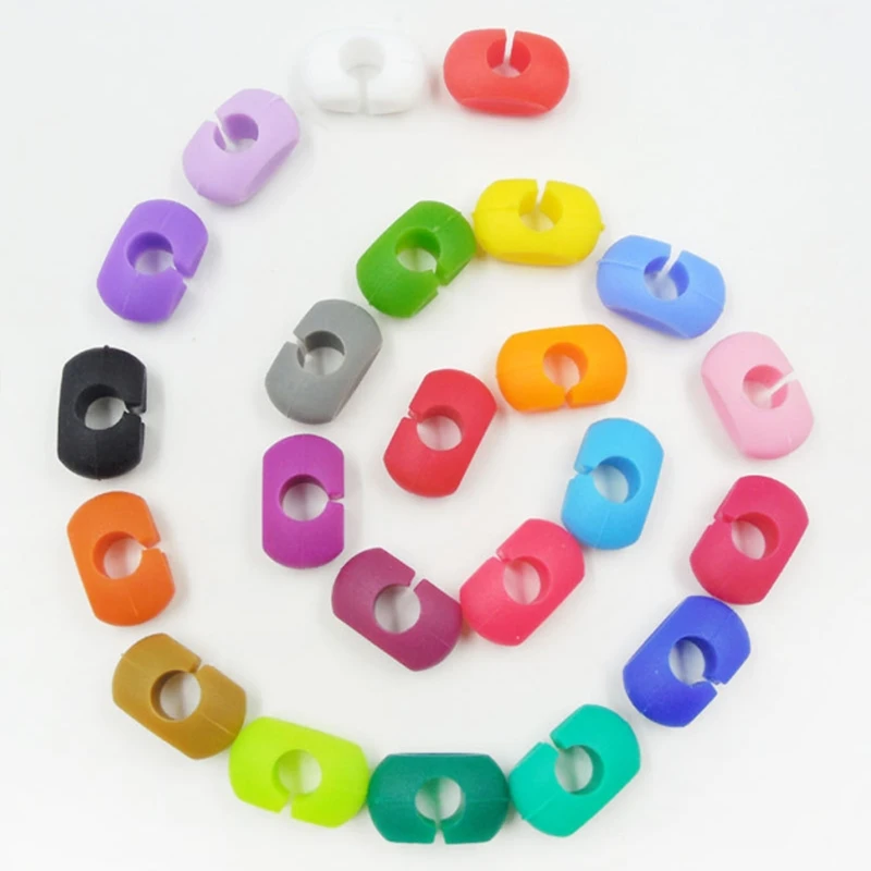 8/12/24 Colors Wine Glass Markers Silicone Drink Glass Tags Identification Cup Labels Signs for Party Bar P15F