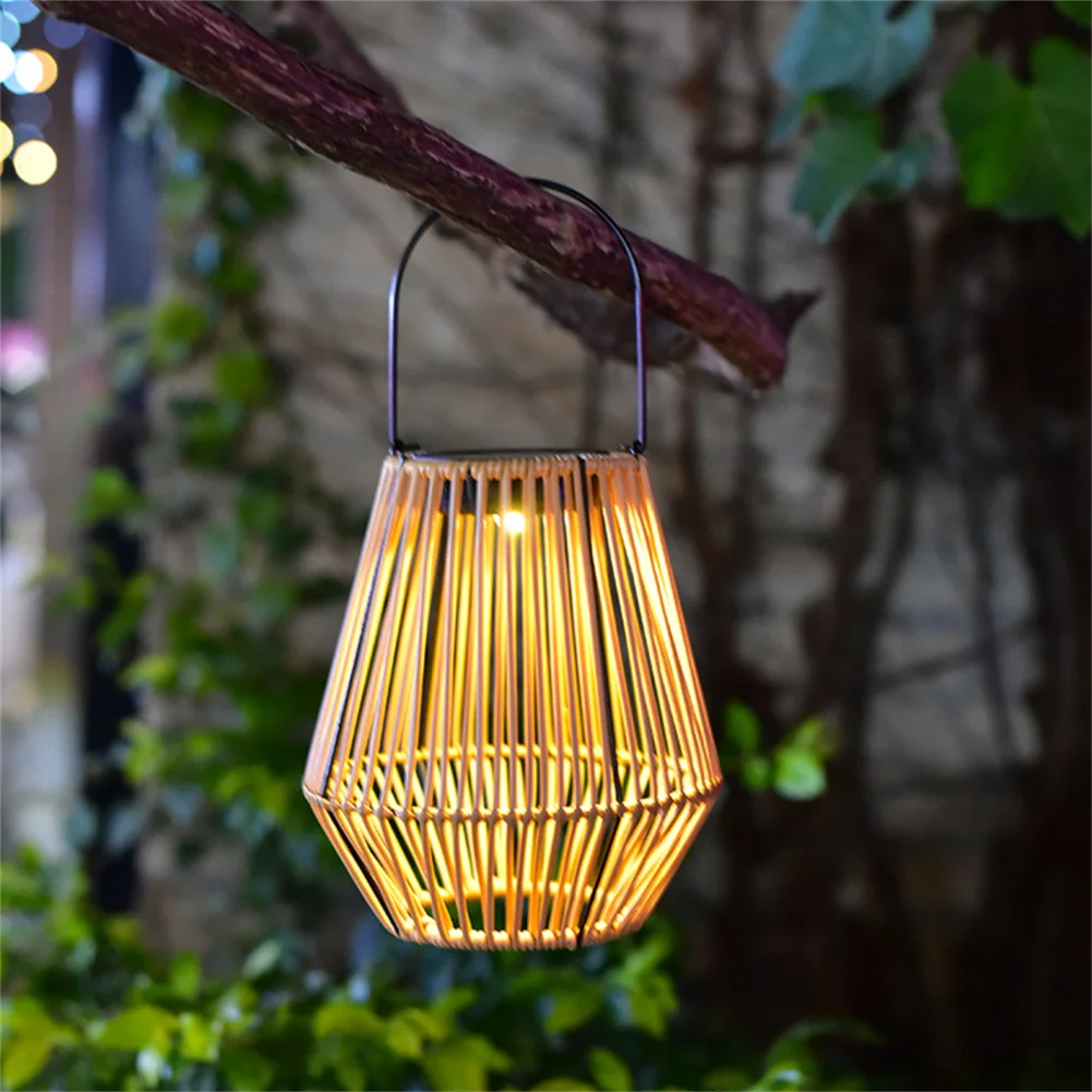 Solar Lantern Hanging Outdoor Solar Lights Waterproof Decorative Garden Lights Landscape Lighting For Patio Courtyard Lawn Yard