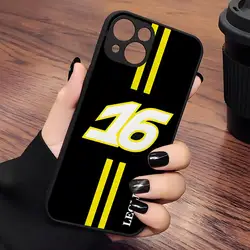 Charles Leclerc Matte Transparent Phone Case - Sleek Design Back Cover for iPhone 7 or 8 (Z1)