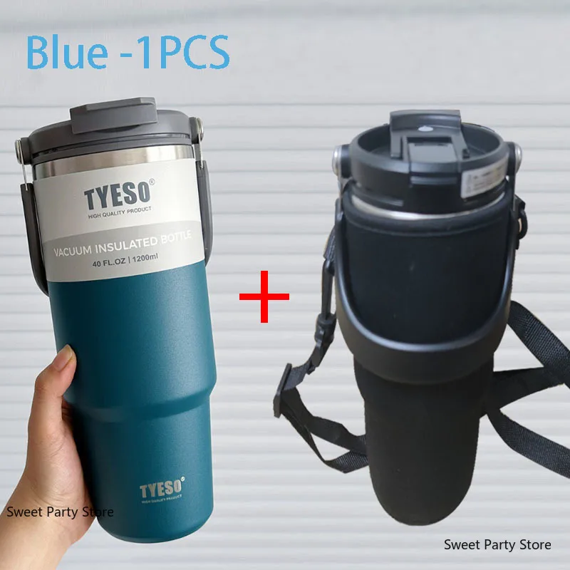 Blue With Cup Bag