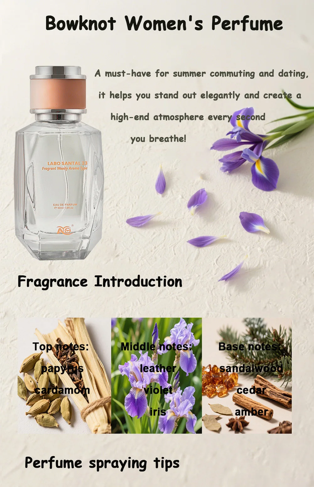 Sandelholz Duft Parfum Für Herren Holzige Note Lang Anhaltend_voghion.com