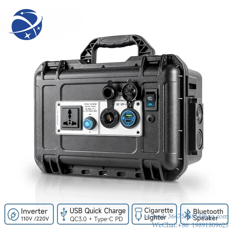 

Yun YiSolar Energy AC 300W PortablePower Station USB Quick Charge PD QC3.0 Emergency Power Supply For Outdoor Camping Speaker