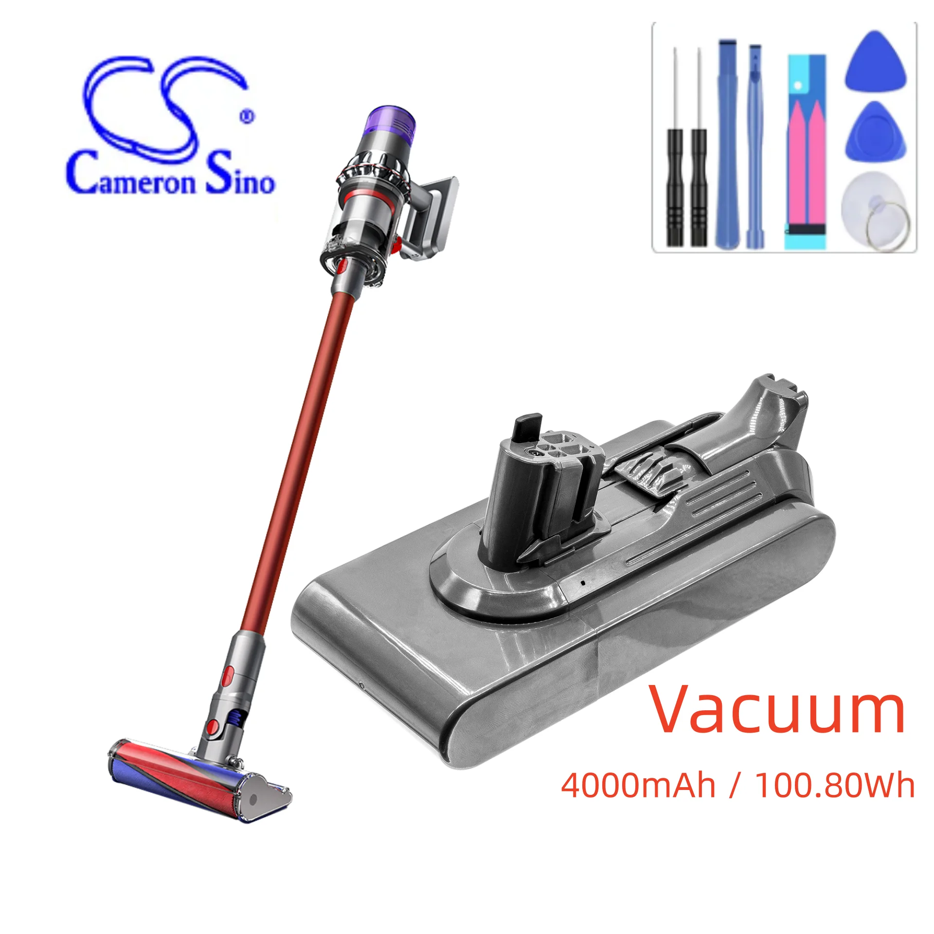 Batteria Sottovuoto Da 4000Mah Per Dyson 970425-01 970938-01 Sv15 Sv17 Sv18 Sv22 V11 2020 Click-In Absolute + Extra + Extra Pro