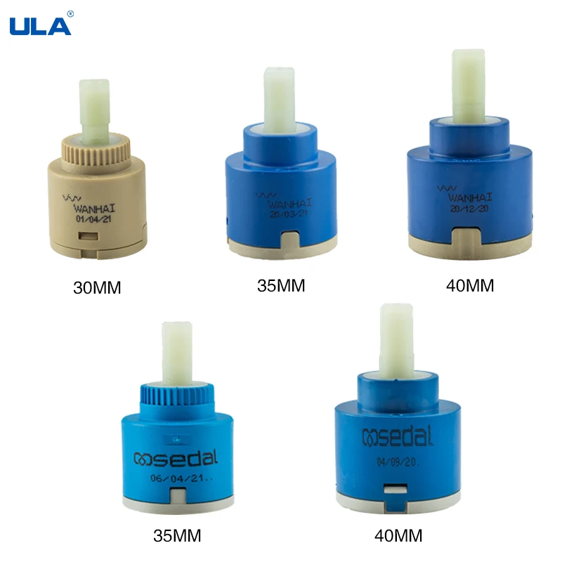 Faucet Valve Core Ceramic Valve Core 30/35/40MM Kitchen Basin Hot Cold Water Faucet Shower Mixing Accessories