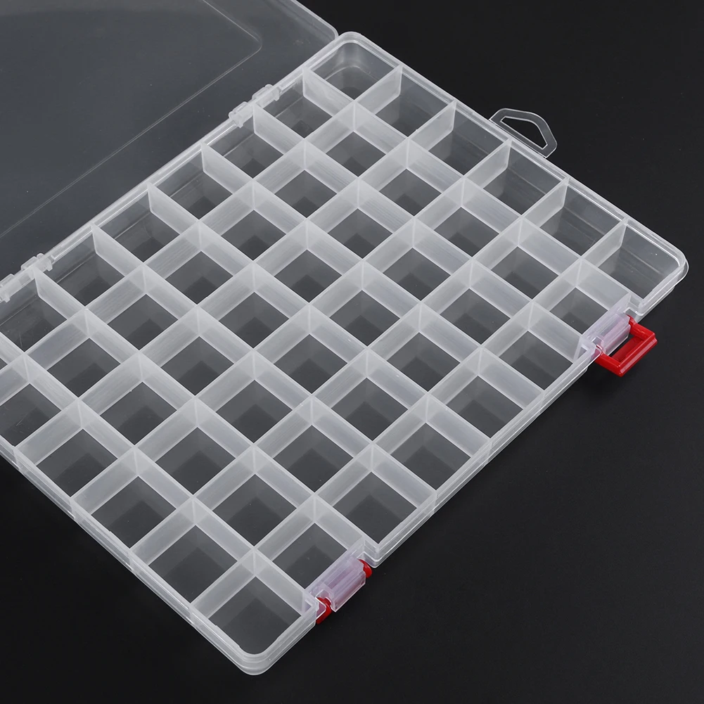 48 Compartments Fishing Tackle Box Fish Lure Hook Bait Storage Case Organizer Container Plastic Waterproof for Fishing
