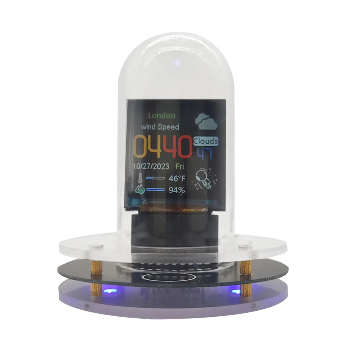 

Смарт-часы RGB Nixie Tube с Wi-Fi и светодиодной подсветкой
