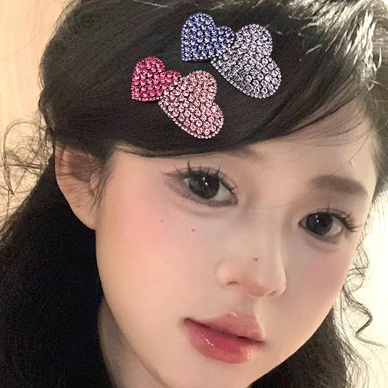 

Женские заколки для волос с кристаллами, 2 шт.