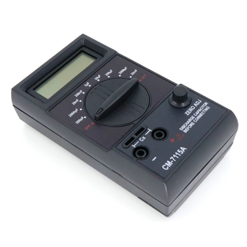 CM7115A Capacitance Meter Digital Multimeter LCD Display Measurement Tool ,Dual Slope Integrated A/D Converter System 4
