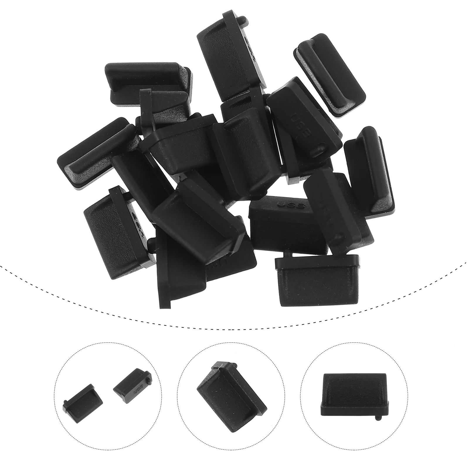 

Dust Plug Computer Protective Supply USB End Accessory Port Anti-dust Cover Covers Television